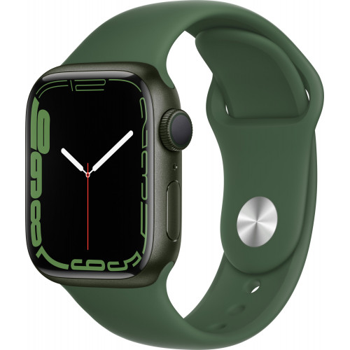 Apple Watch Series 7 GPS 41mm Green Aluminum Case With Green Sport Band (MKN03) 